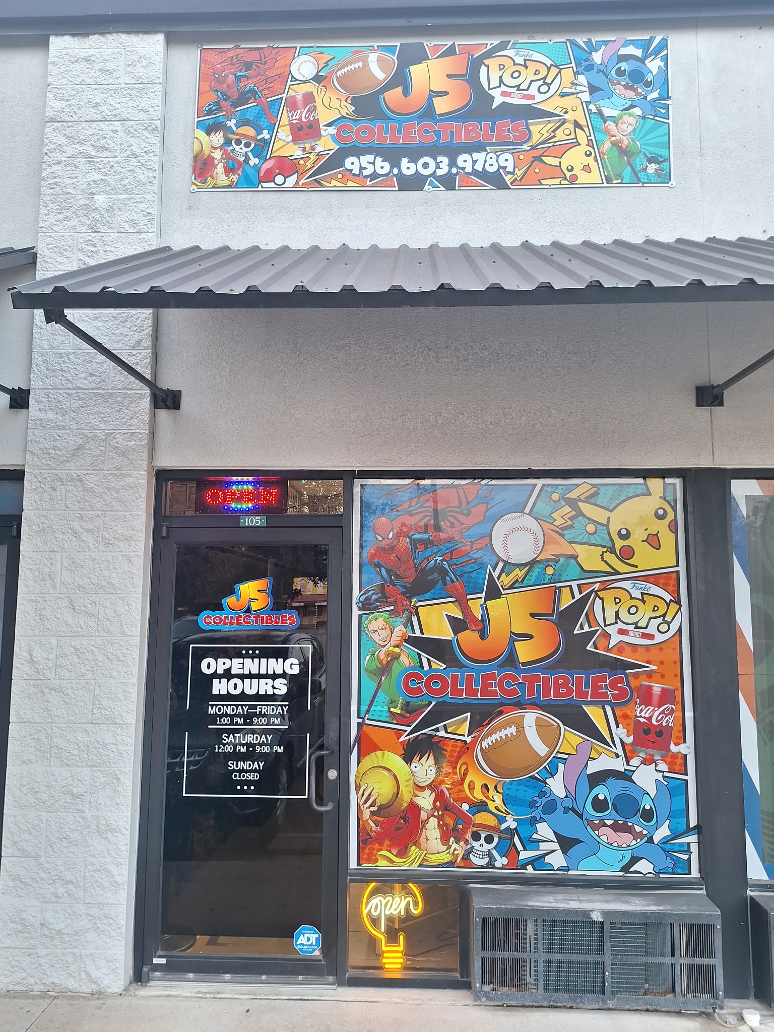 J5 Collectibles storefront